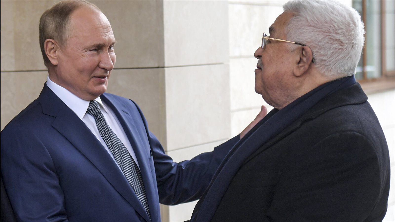 بوتين والرئيس الفلسطيني 