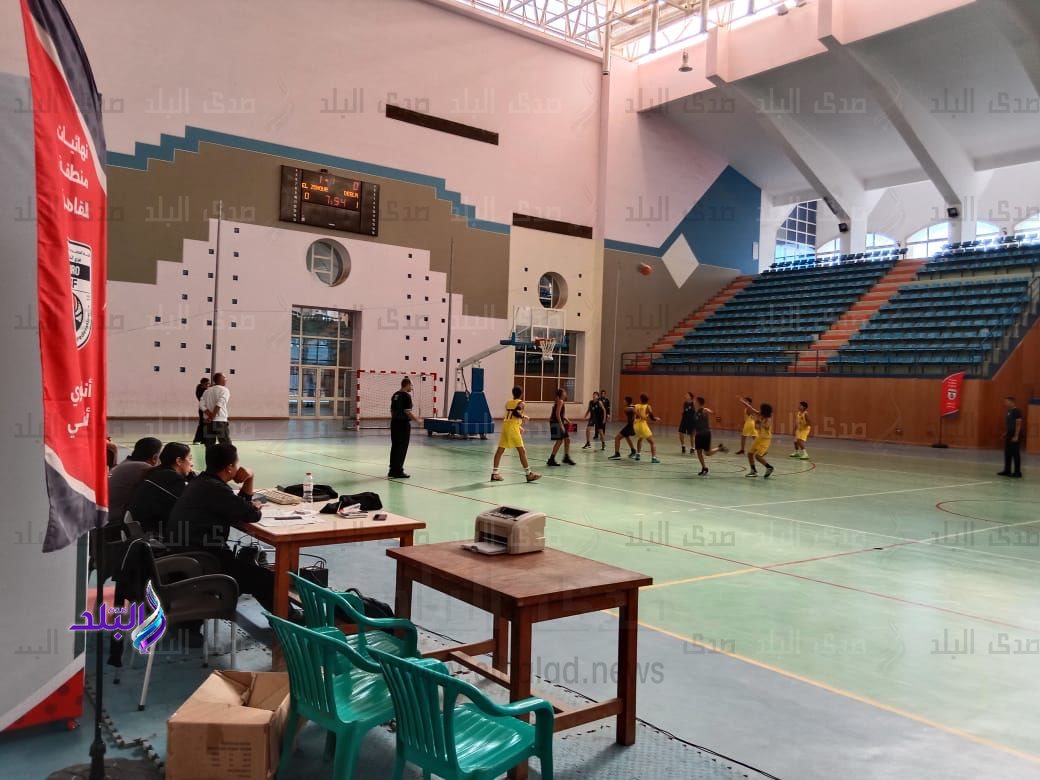 استعداد لافتتاح نادي جامعة حلوان1