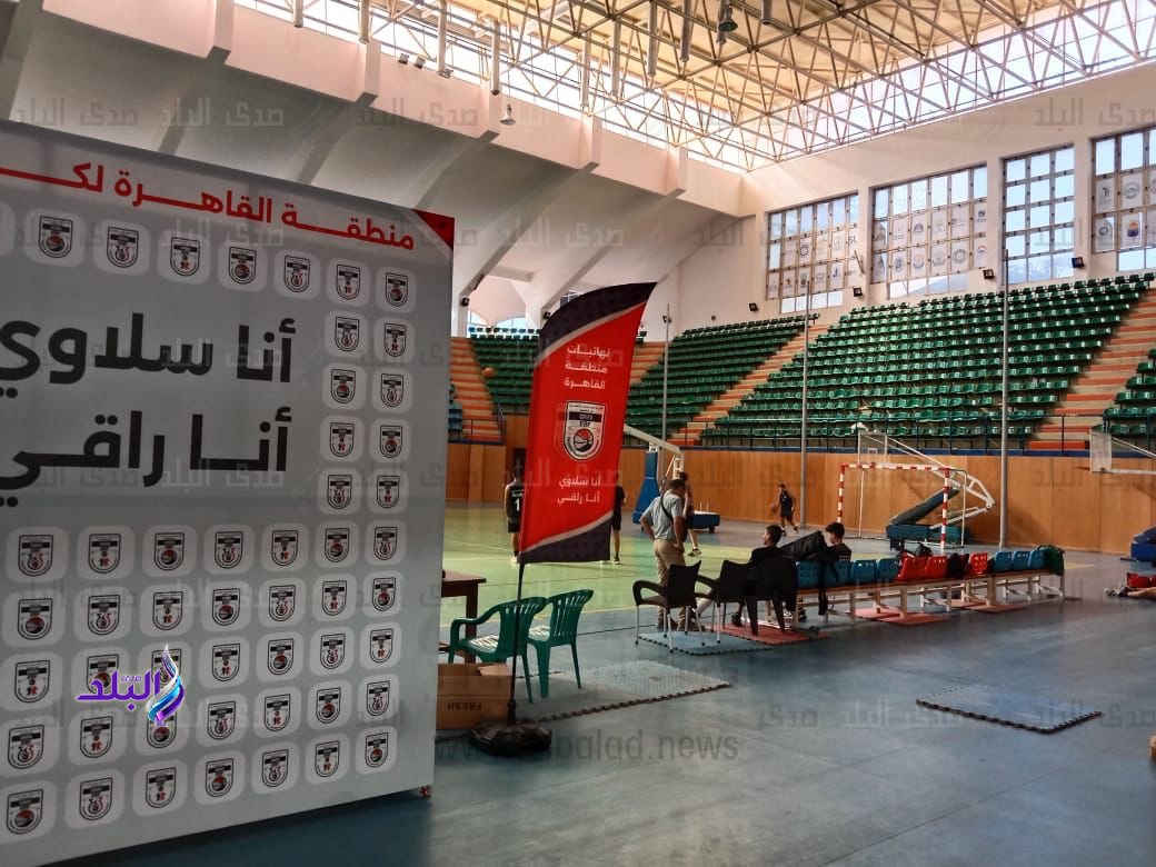 استعداد لافتتاح نادي جامعة حلوان