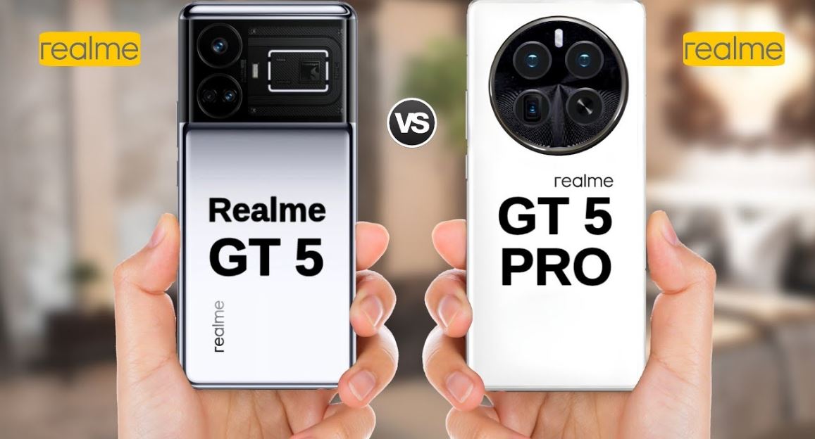 مقارنة بين ريلمي جي تي 5 و Realme GT 5 Pro 