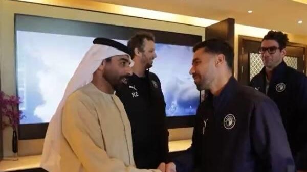 الشامسي ولاعبي بيراميدز