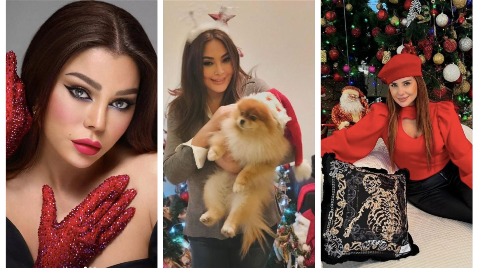 نجمات الفن يحتفلن بعيد الميلاد