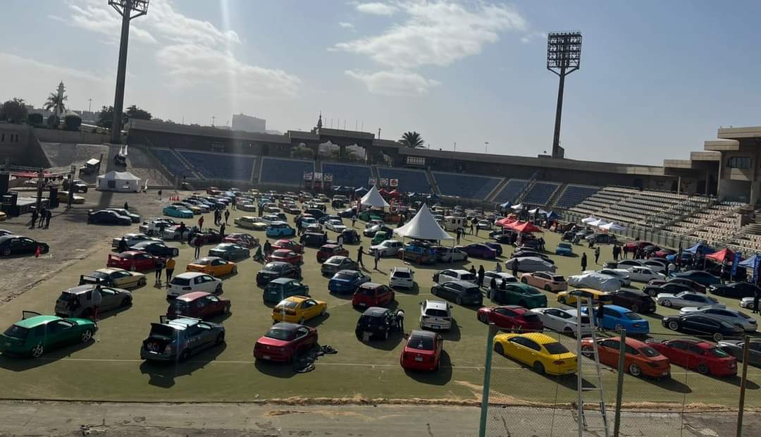  اكبر تجمع للسيارات المعدلة في ستاد القاهرة