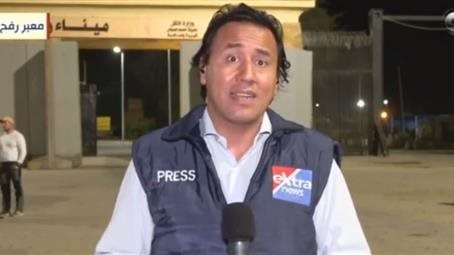 عوض الغنام مراسل أكسترا نيوز بالعريش