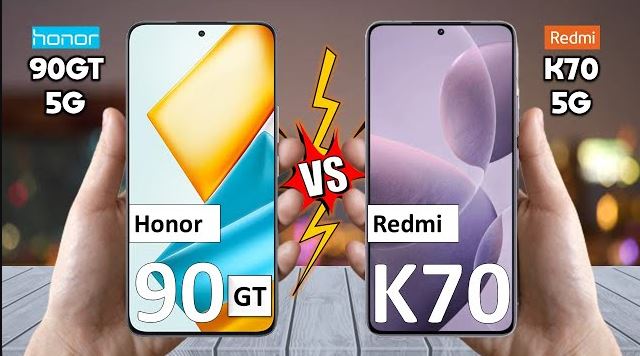 مقارنة بين هونر Honor 90 GT وشاومي Redmi K70