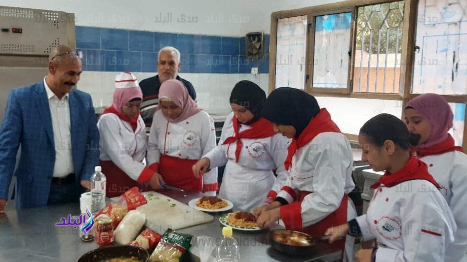 امتحان العملي في احدى المدارس الفندقية اليوم