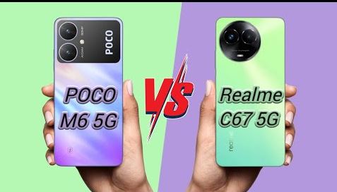 مقارنة بين شاومي POCO M6 وريلمي Realme C67