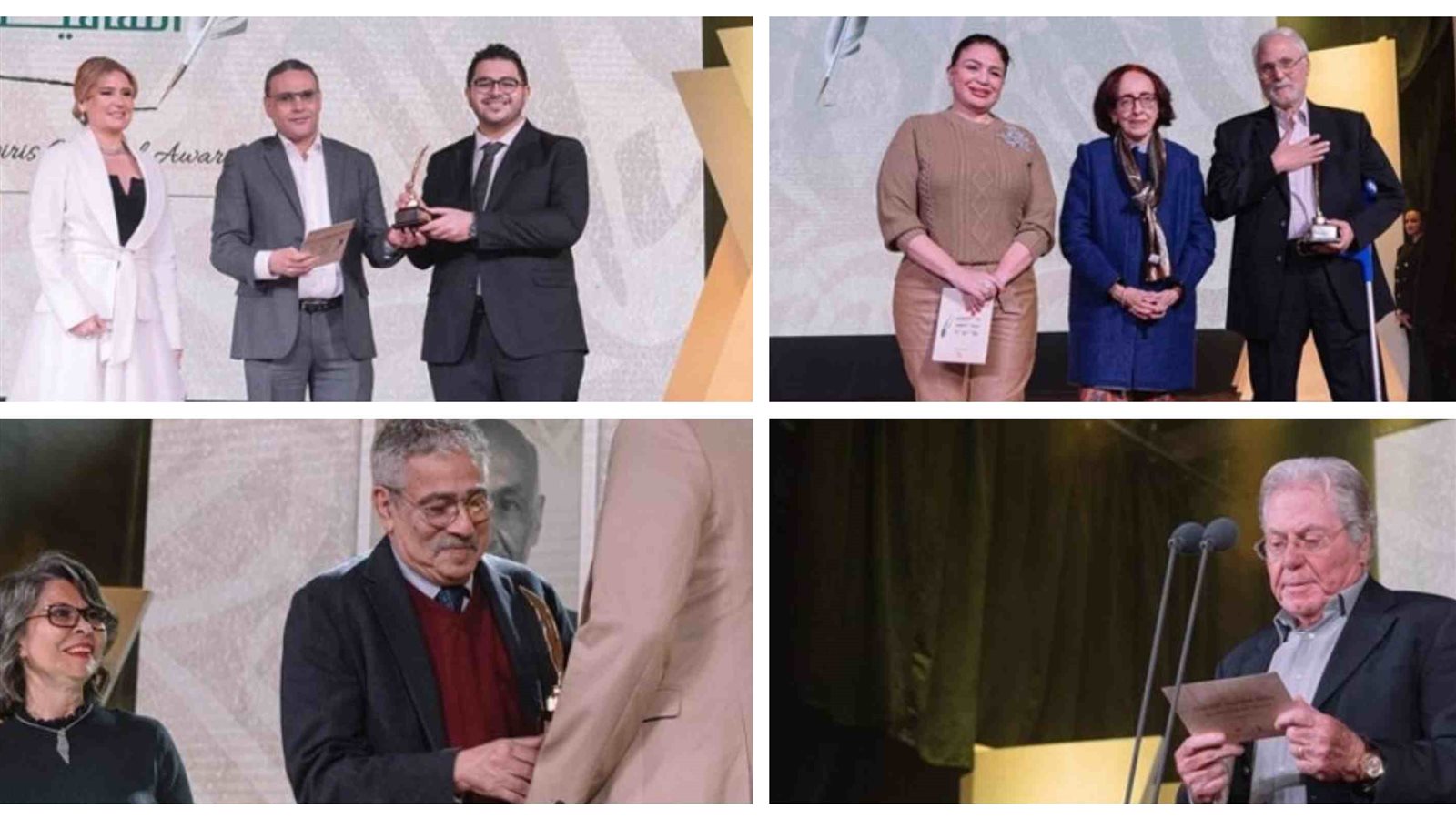   ابرز الحاضرين حفل توزيع جوائز ساويرس الثقافية