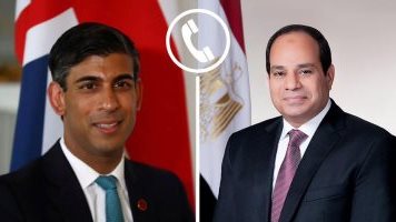 الرئيس السيسي ورئيس الوزراء البريطاني