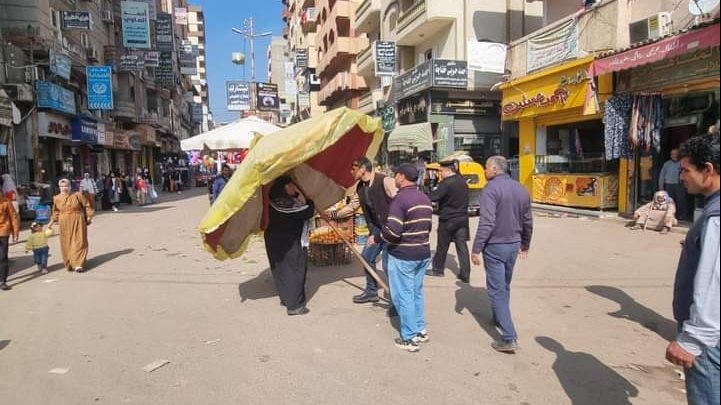 رفع الأشغالات بالبحيرة