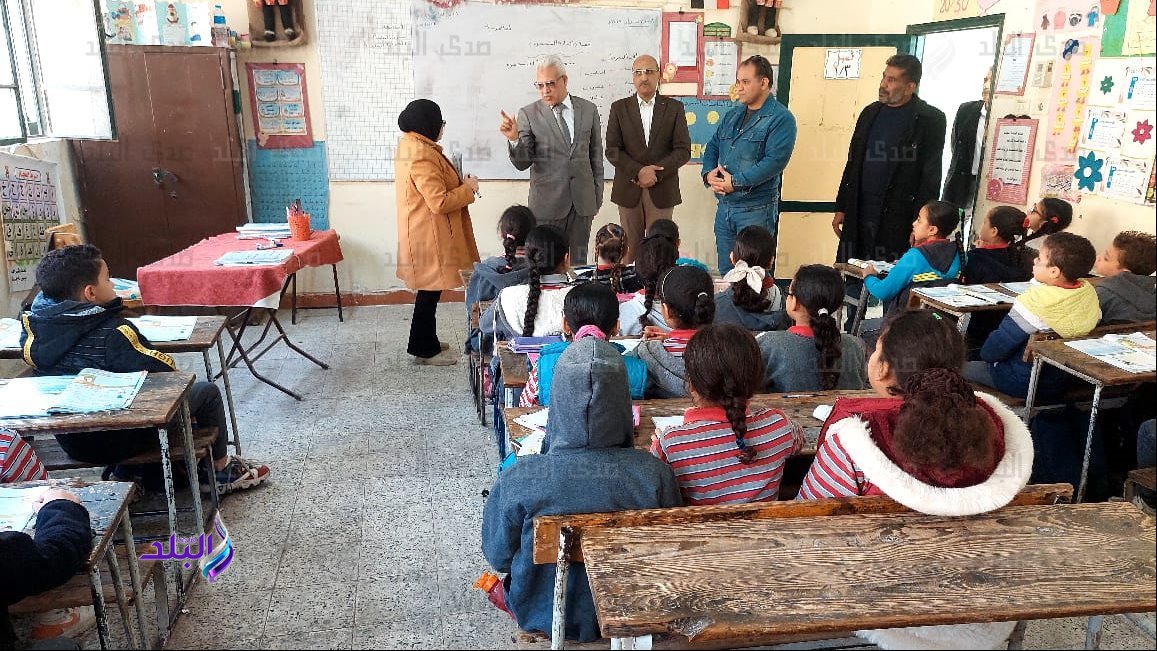 مدير تعليم القاهرة يتفقد مدرسة كوبري القبة
