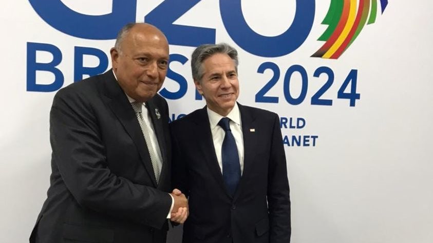 وزير الخارجية ونظيره الأمريكي