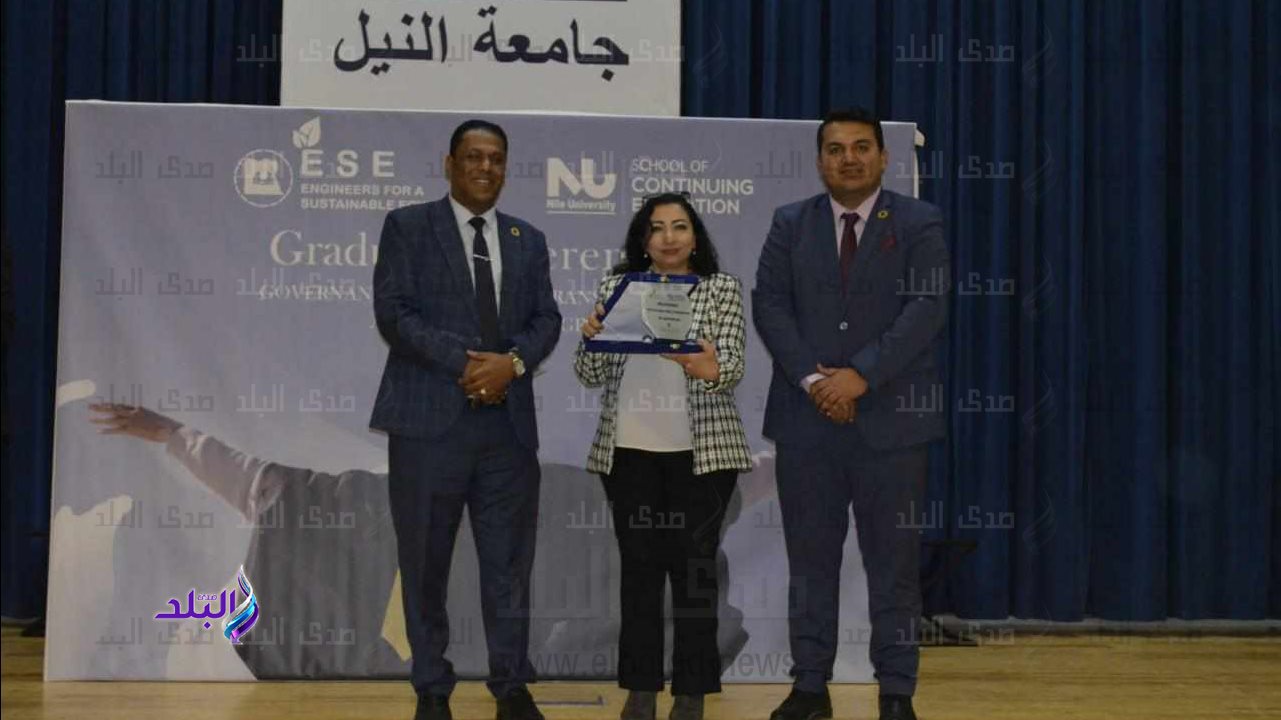 تكريم مؤسس إتحاد أمهات مصر في جامعة النيل الأهلية