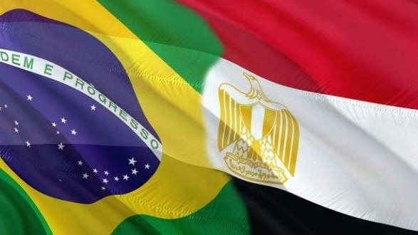 علم مصر والبرازيل