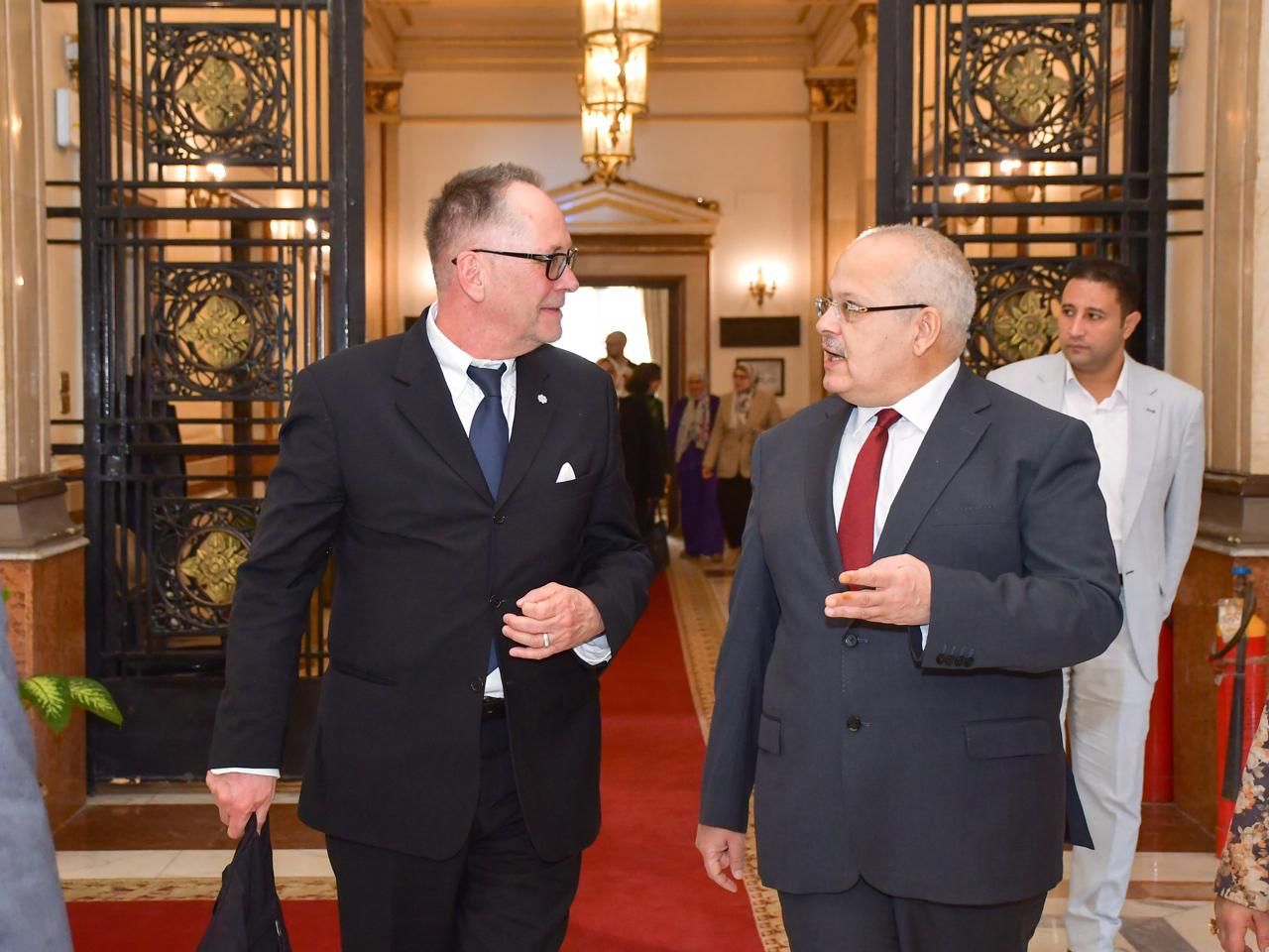 جانب من الاستقبال 