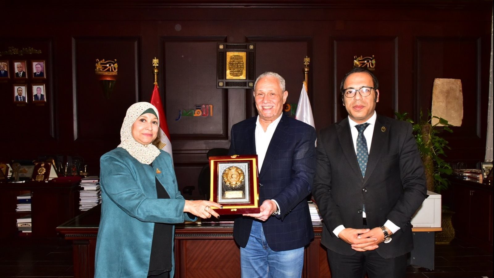 نقيب التمريض ومحافظ الأقصر