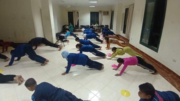 تدريبات اللياقة البدنية بأسوان