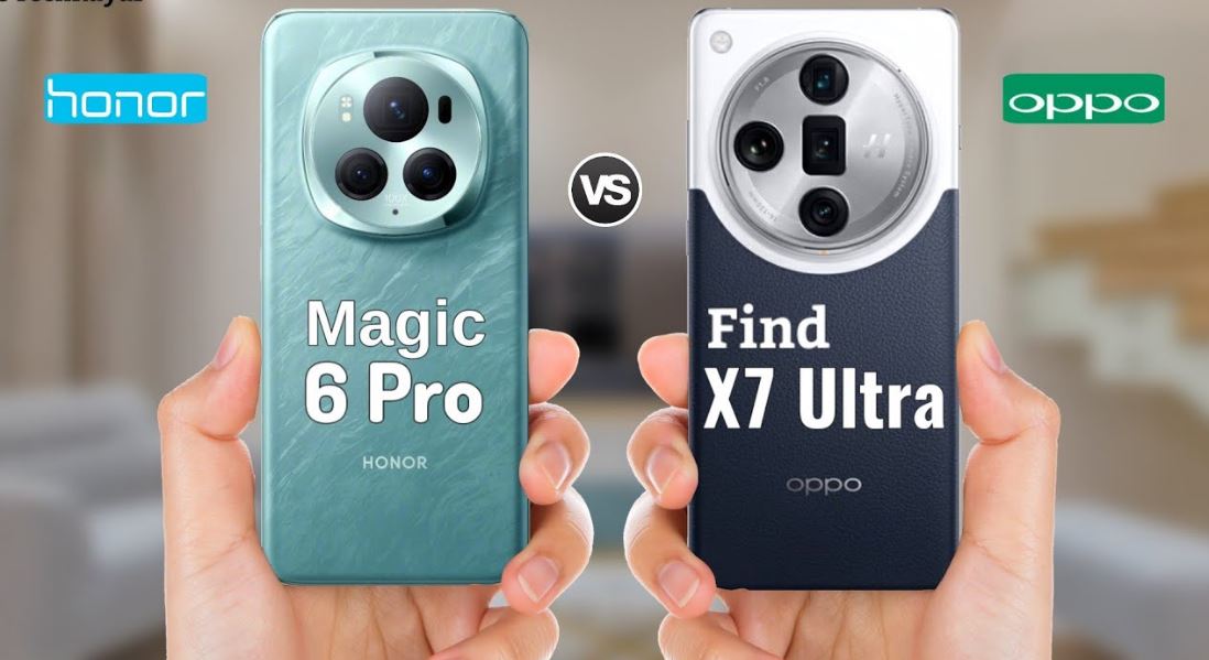 مقارنة بين أوبو Find X7 Ultra وهونر Magic 6 Pro