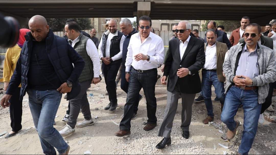 وزير الصحة ومحافظ الجيزة