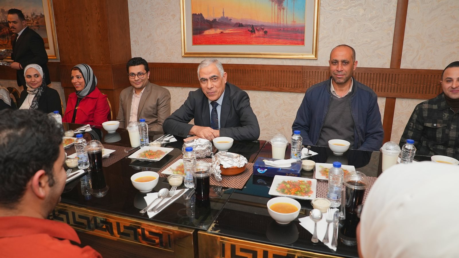 النائب العام يشهد إفطار رمضان مع موظفي النيابة العامة