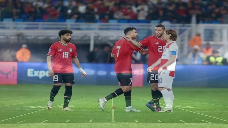 مباراة منتخب مصر أمام كرواتيا