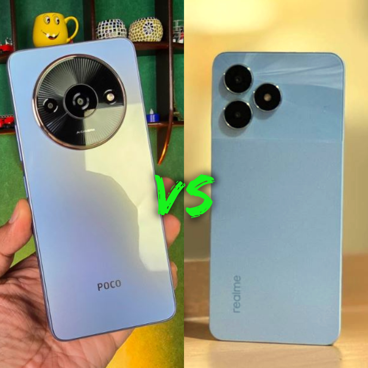 مقارنة بين شاومي Poco C61 وريلمي Realme Note 50