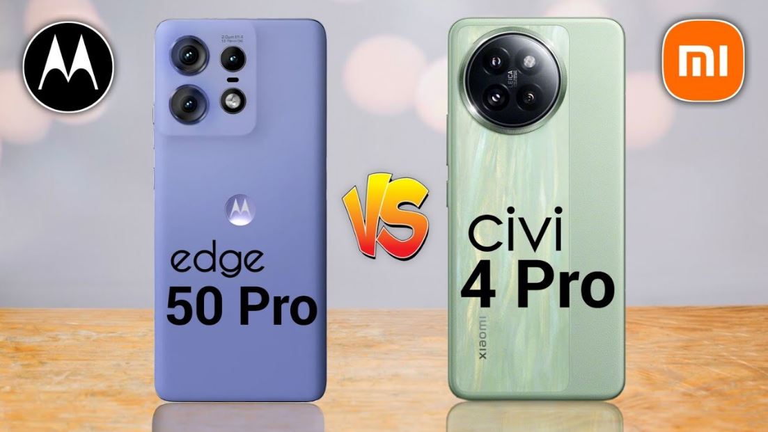 مقارنة بين  شاومي Civi 4 Pro وموتورولا Edge 50 Pro