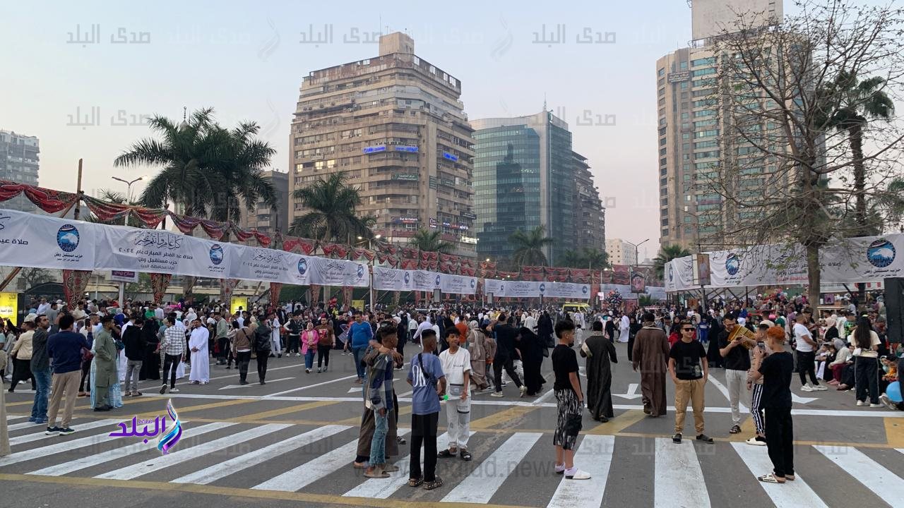 صلاة العيد بمسجد مصطفى محمود