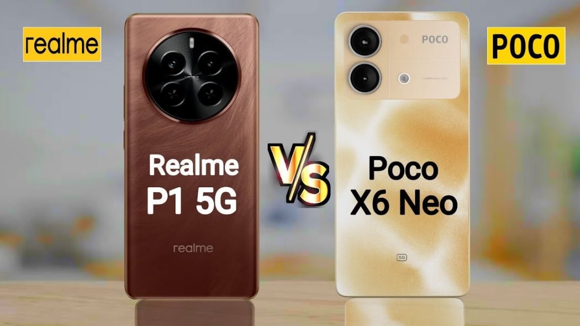 أيهما أفضل ريلميRealme P1 أم شاومي Poco X6 Neo؟