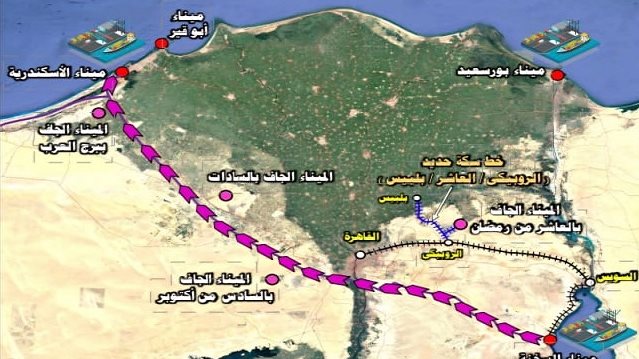 مصر تخطط لإنشاء 7 ممرات لوجستية ضخمة