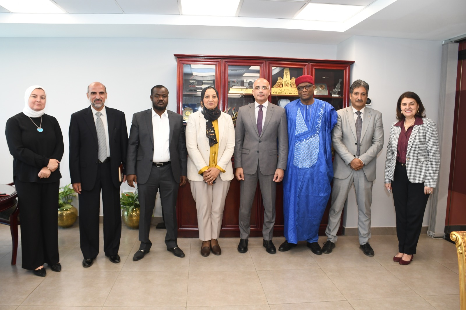 جانب من الزيارة 