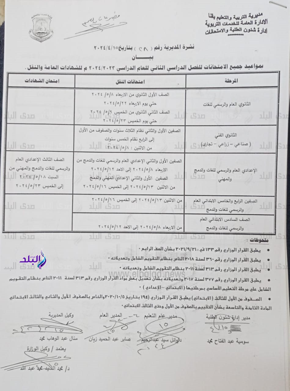 امتحانات قنا (3)