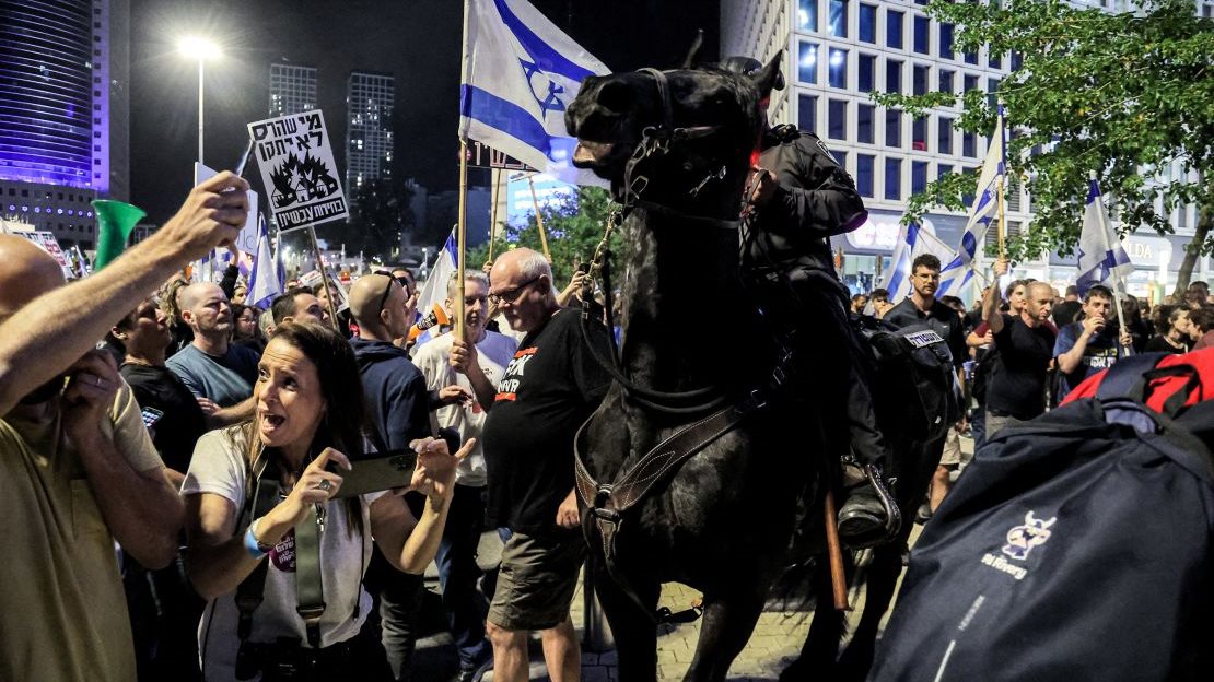 مظاهرات تل أبيب 