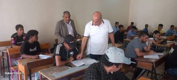 امتحانات صفوف النقل للثانوية العامة بأسوان 