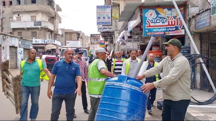 رفع الإشغالات بالبحيرة