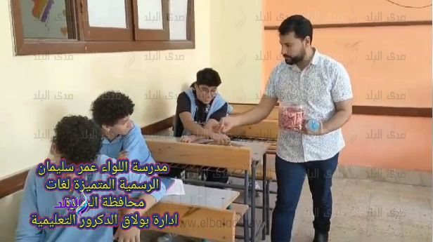 دكتور علاء الجندي مدير مدرسة اللواء عمر سليمان 