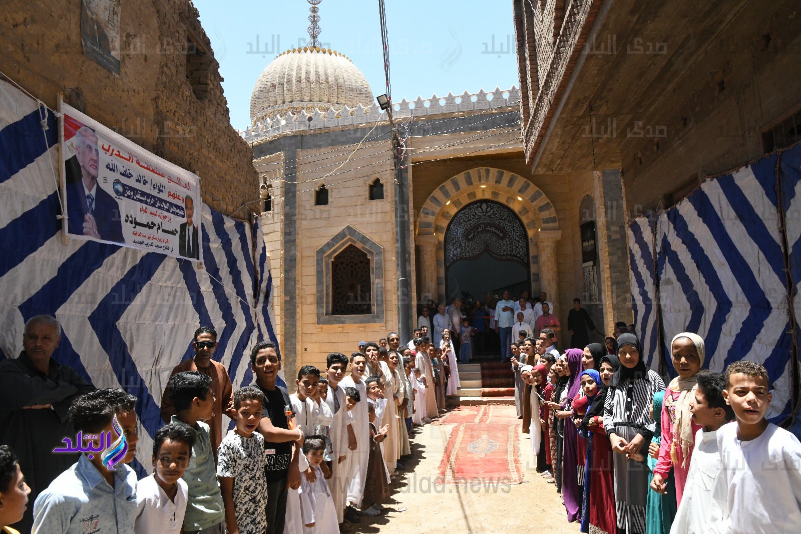 افتتاح مسجد الدرب بنجع حمادى 