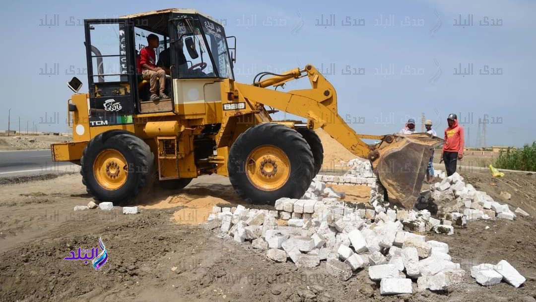 رئيس مدينة بورفؤاد : الإزالة الفورية لحالة تعدي على الأراضي 