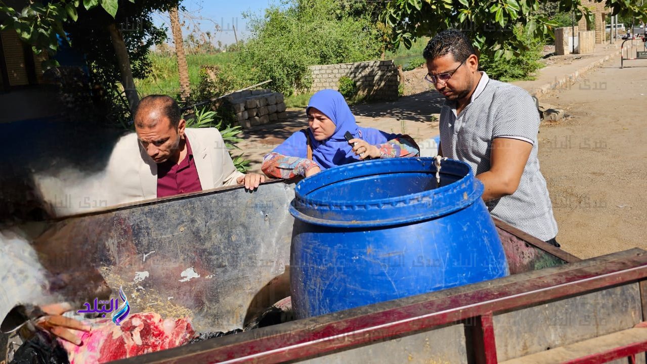 جانب من حملات الطب البيطري بسوهاج