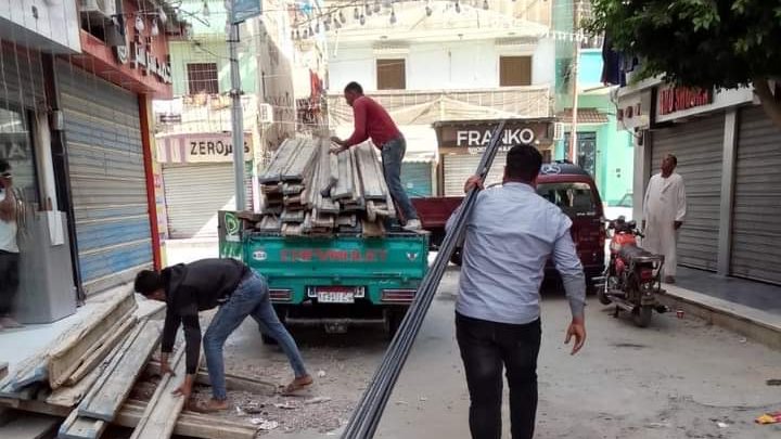 رفع الإشغالات بالبحيرة