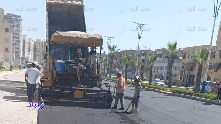 تطوير شارع ستالنجراد بمناخ بورسعيد 