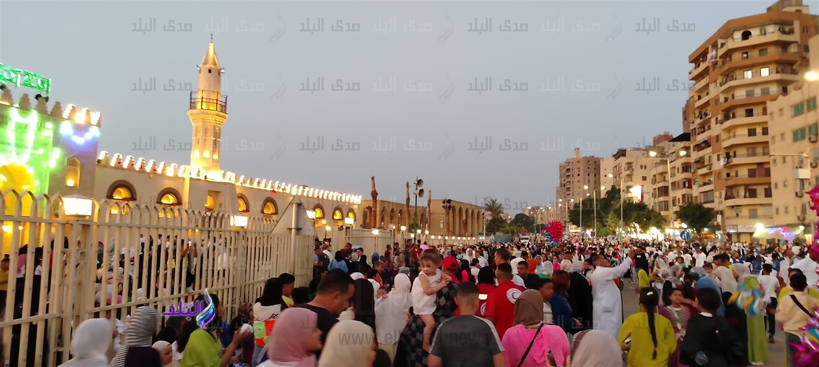 فرحة العيد من مسجد عمرو بن العاص