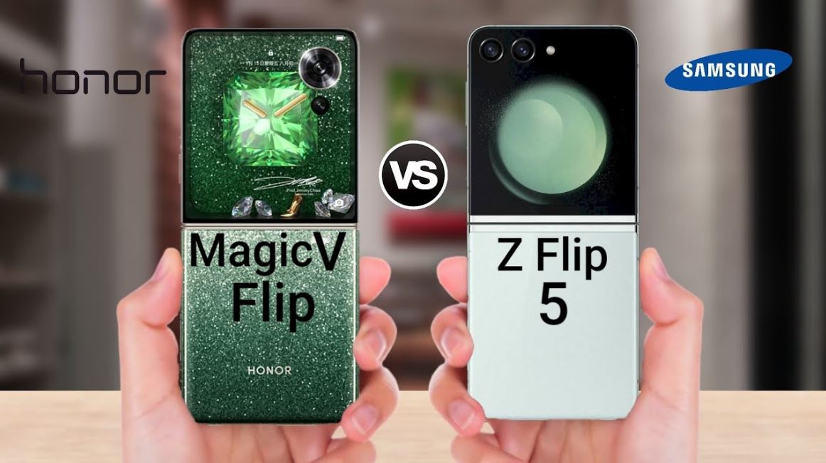 مقارنة بين هاتف هونر Magic V Flip وسامسونج Galaxy Z Flip 5