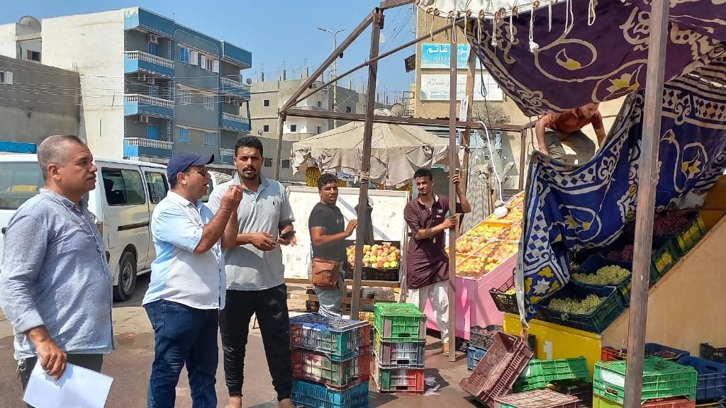 رفع الإشغالات بالبحيرة