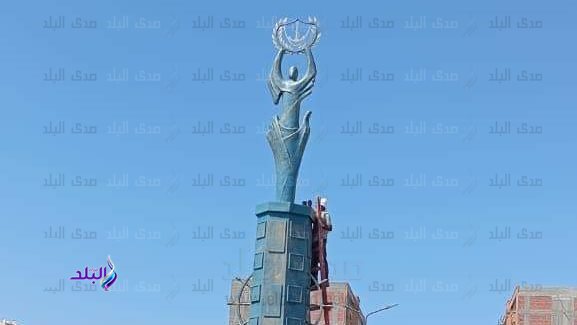 يحدث بمناخ بورسعيدعمل فني بميدان شارعي الأمين 