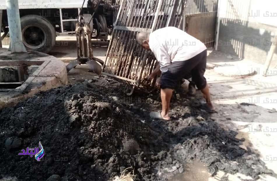 مياه القناة تطهير بيارات رفع الصرف الصحي 