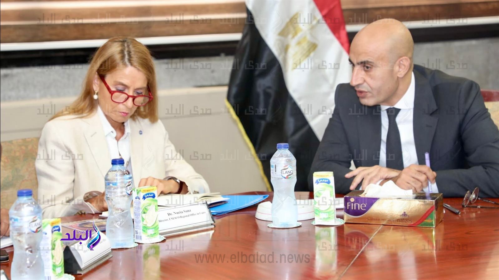 جانب من الاجتماع اليوم