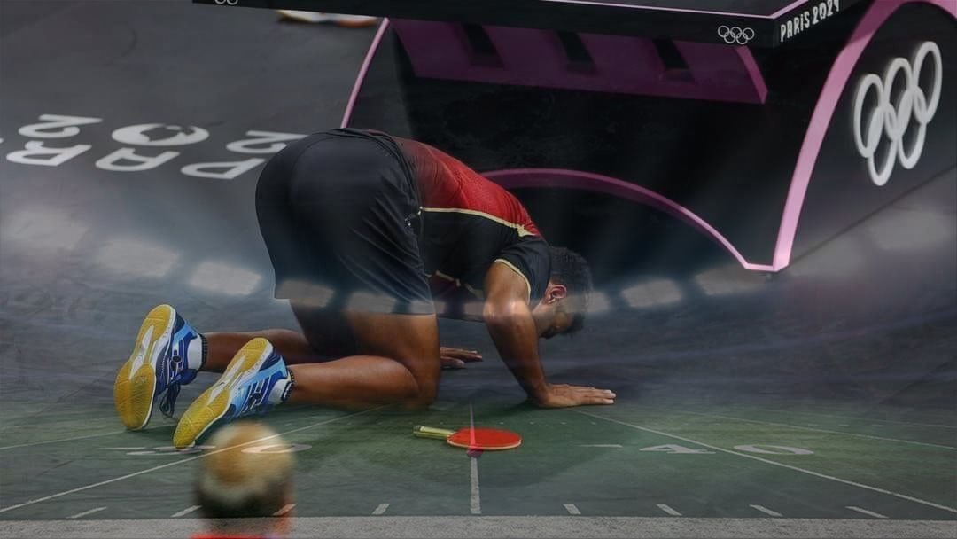 عمر عصر لاعب منتخب تنس الطاولة