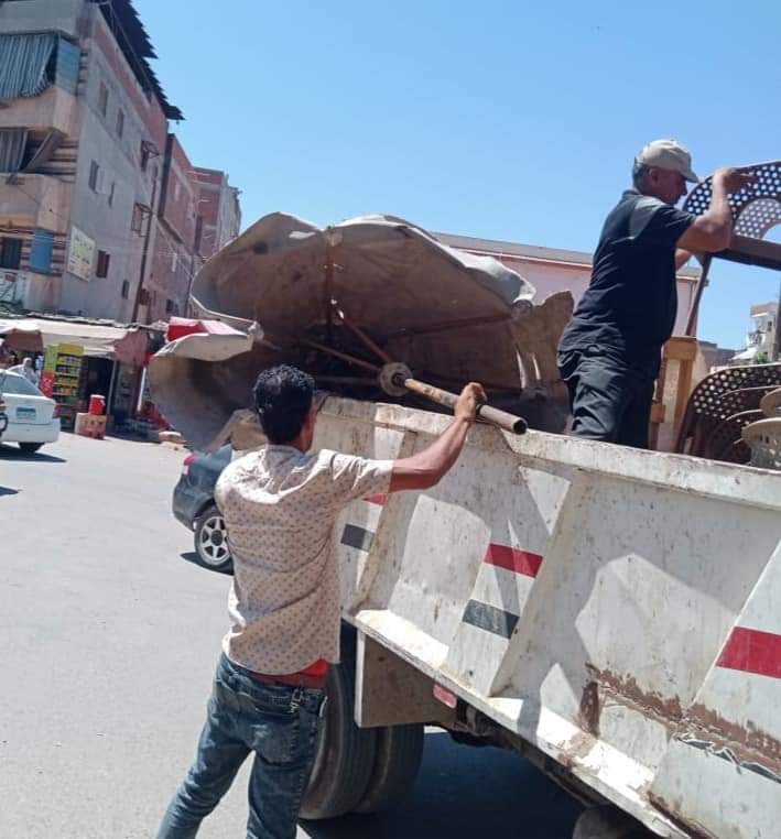 رفع الإشغالات بالبحيرة