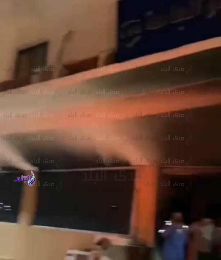 حريق فندق جامعة جنوب الوادى 